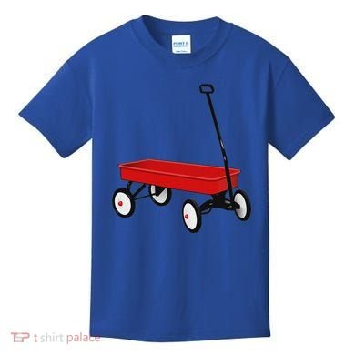 Red Wagon Vintage Toy Kids T-Shirt