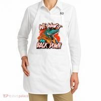 Retro We WonT Back Down Blue And Orange Gator Apron thumb 2