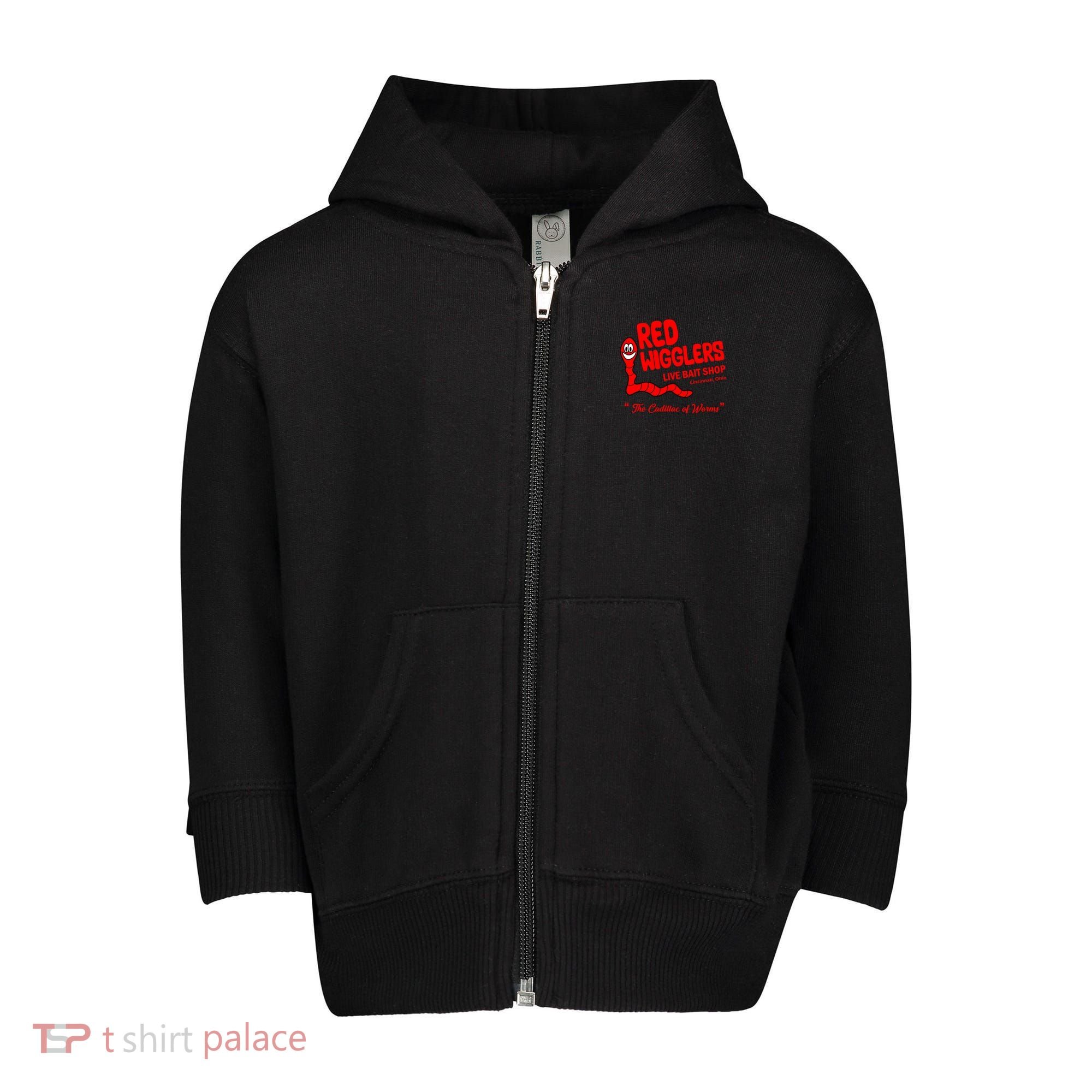 Red Wigglers WKRP In Cincinnati Toddler Zip Fleece Hoodie