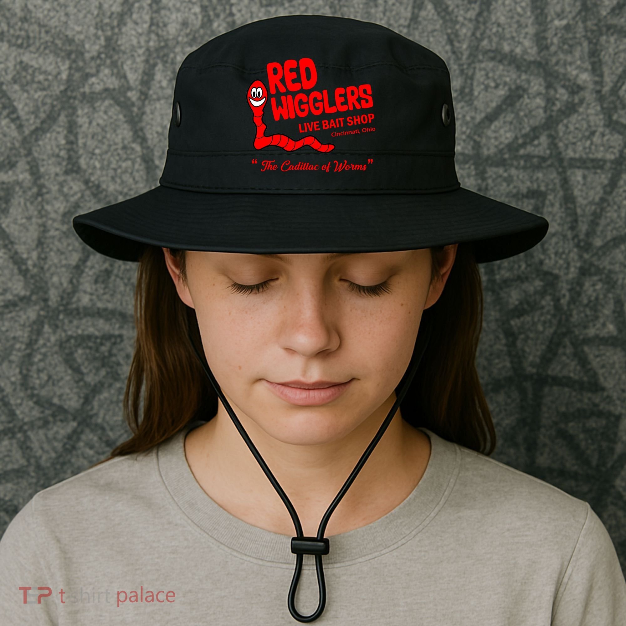 Red Wigglers WKRP In Cincinnati Bucket Hat