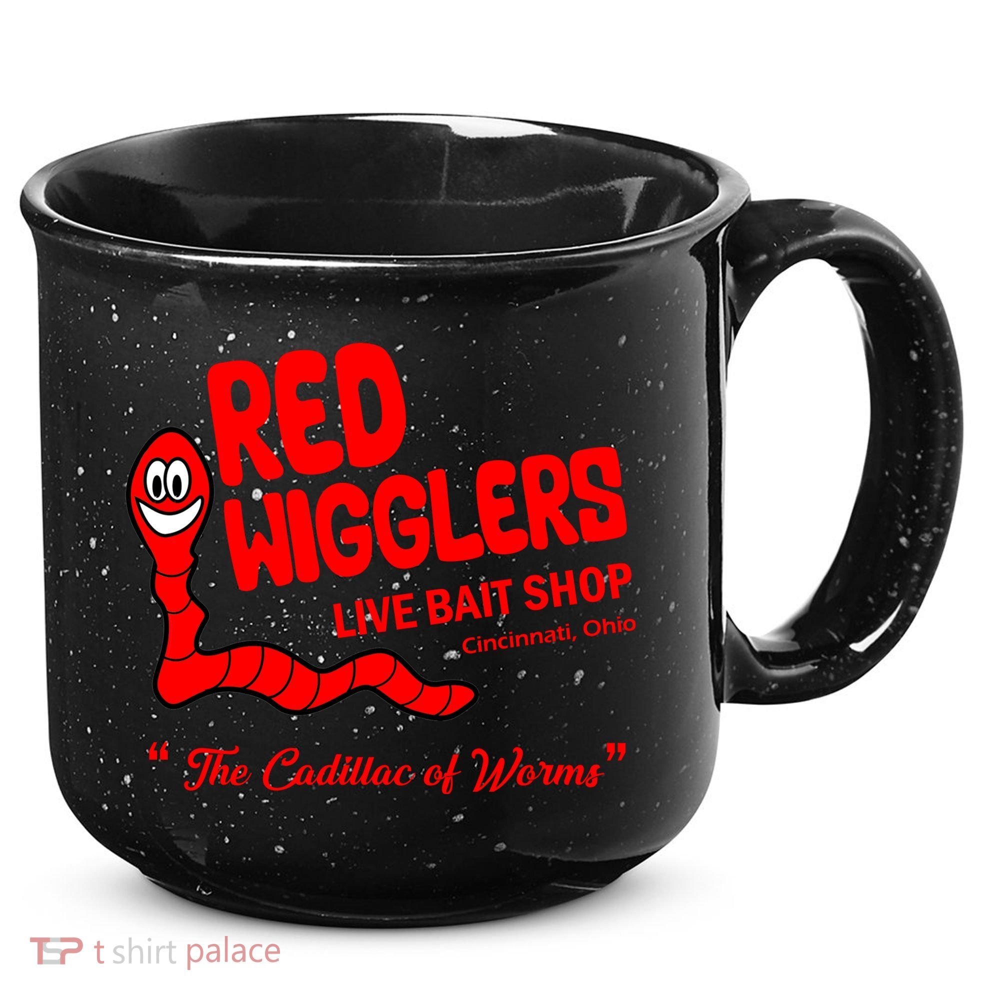 Red Wigglers WKRP In Cincinnati 15oz Campfire Ceramic Mug
