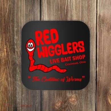 Red Wigglers WKRP In Cincinnati Coaster