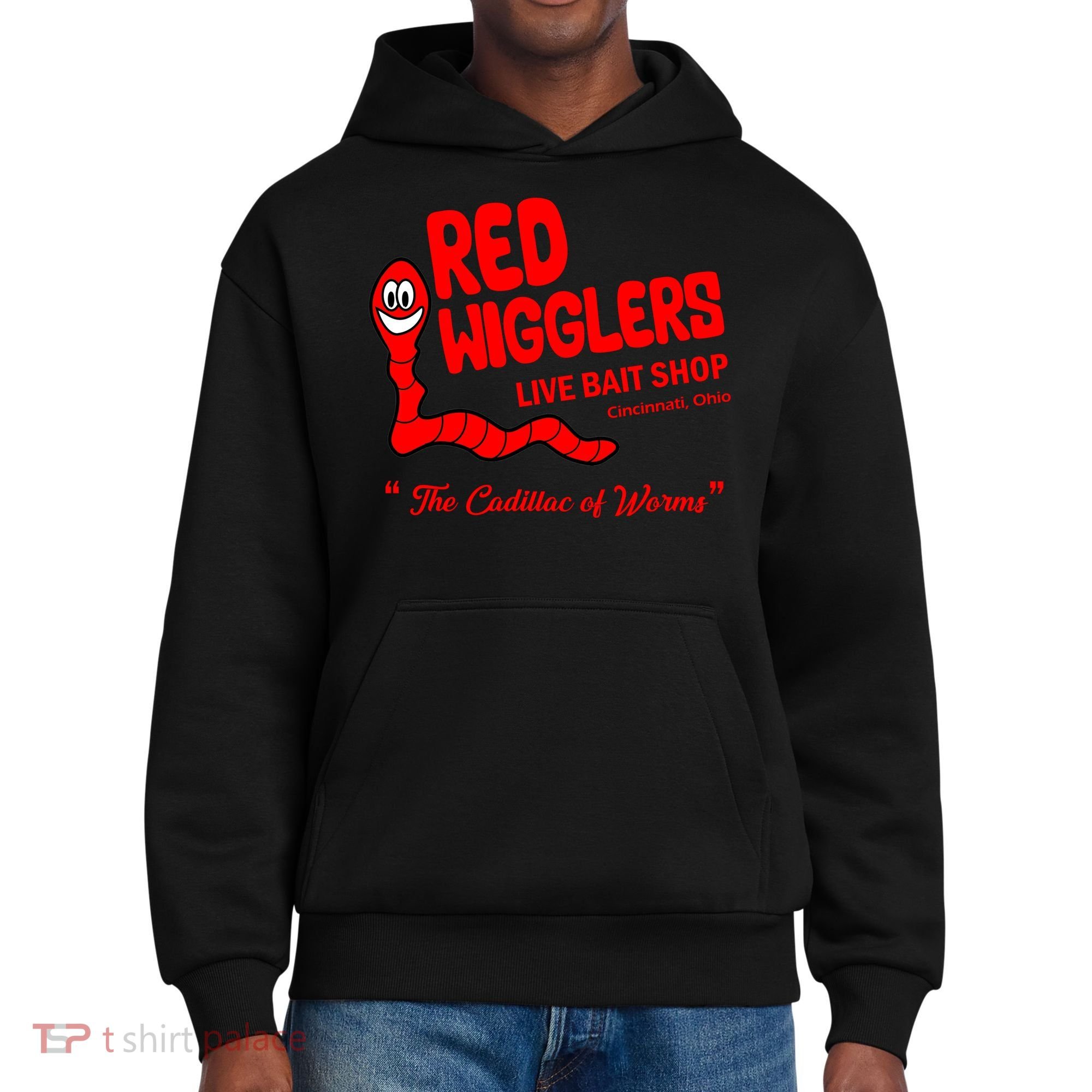 Red Wigglers WKRP In Cincinnati District V.I.T. Heavyweight Hoodie
