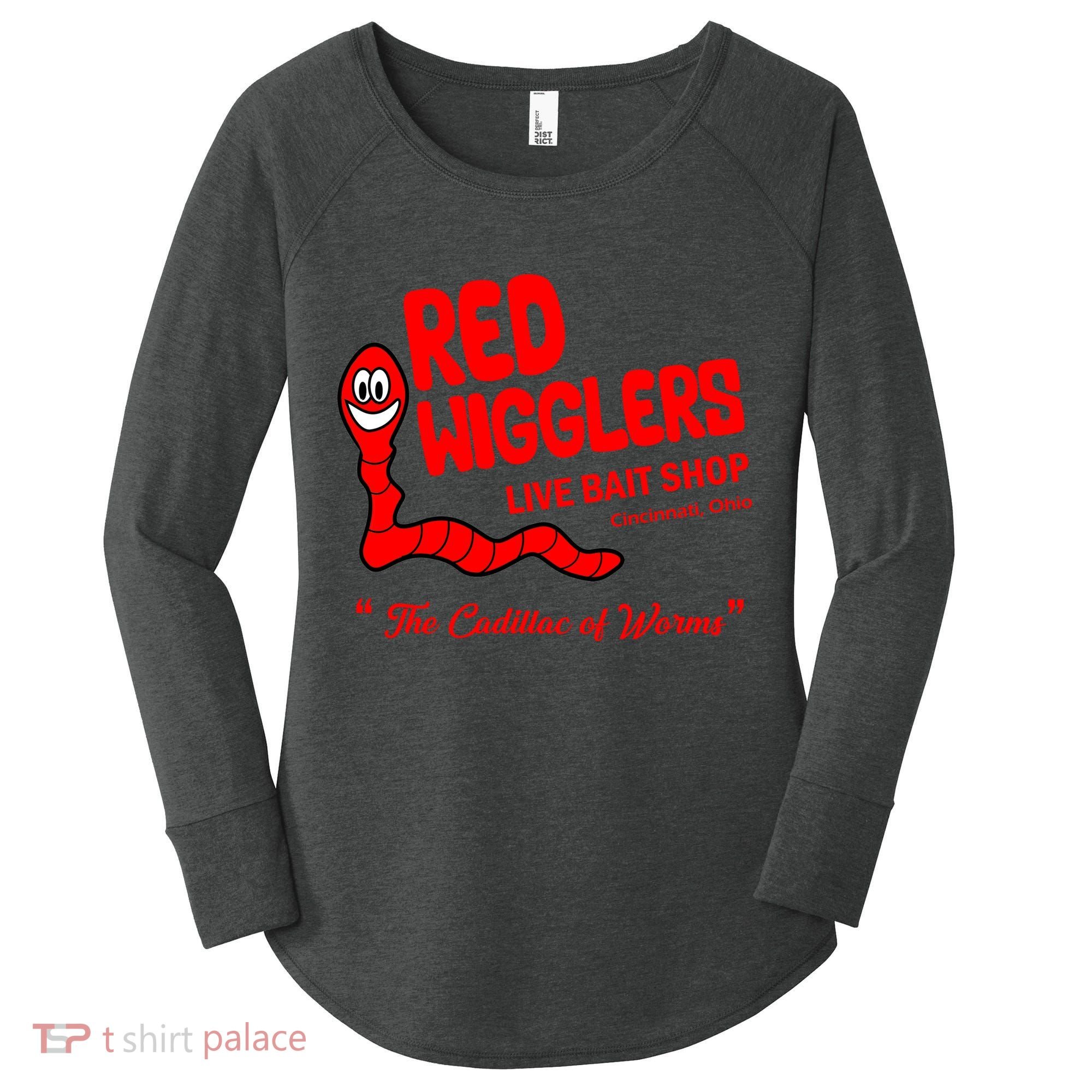 Red Wigglers WKRP In Cincinnati Women's Perfect Tri Tunic Long Sleeve Shirt