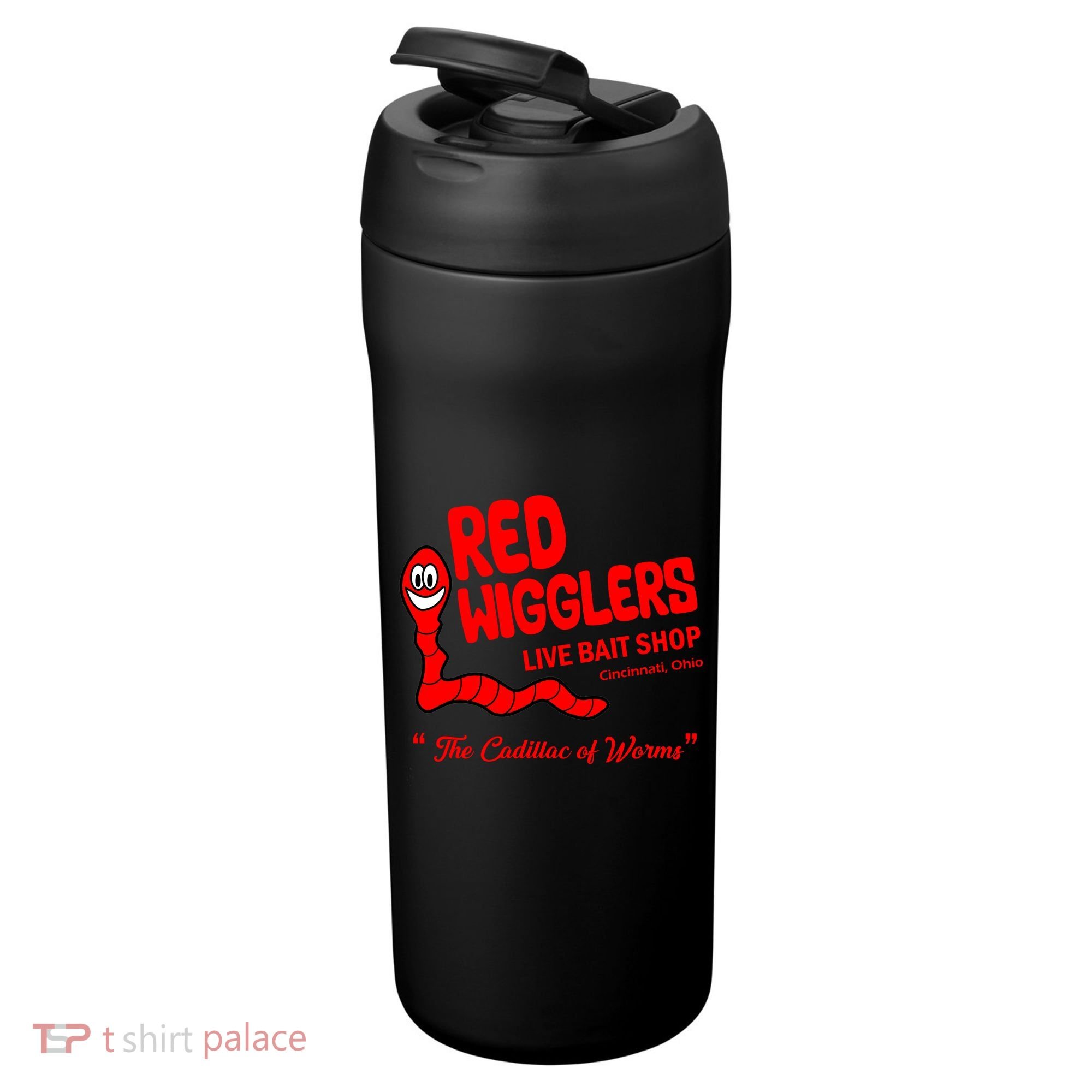 Red Wigglers WKRP In Cincinnati 24oz Duet Stainless Steel Tumbler