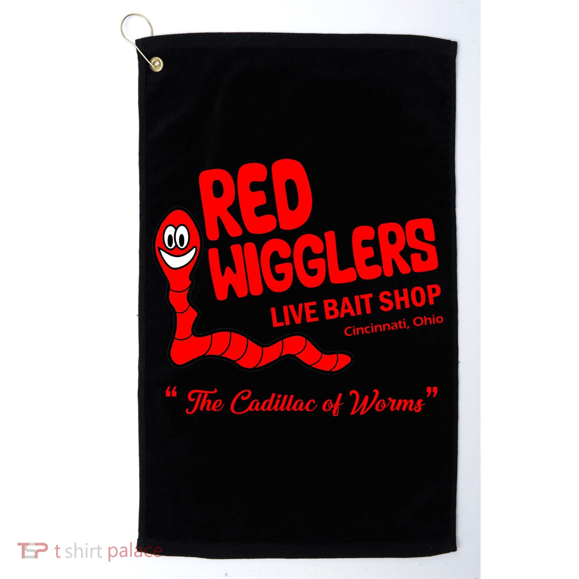 Red Wigglers WKRP In Cincinnati Golf Towel