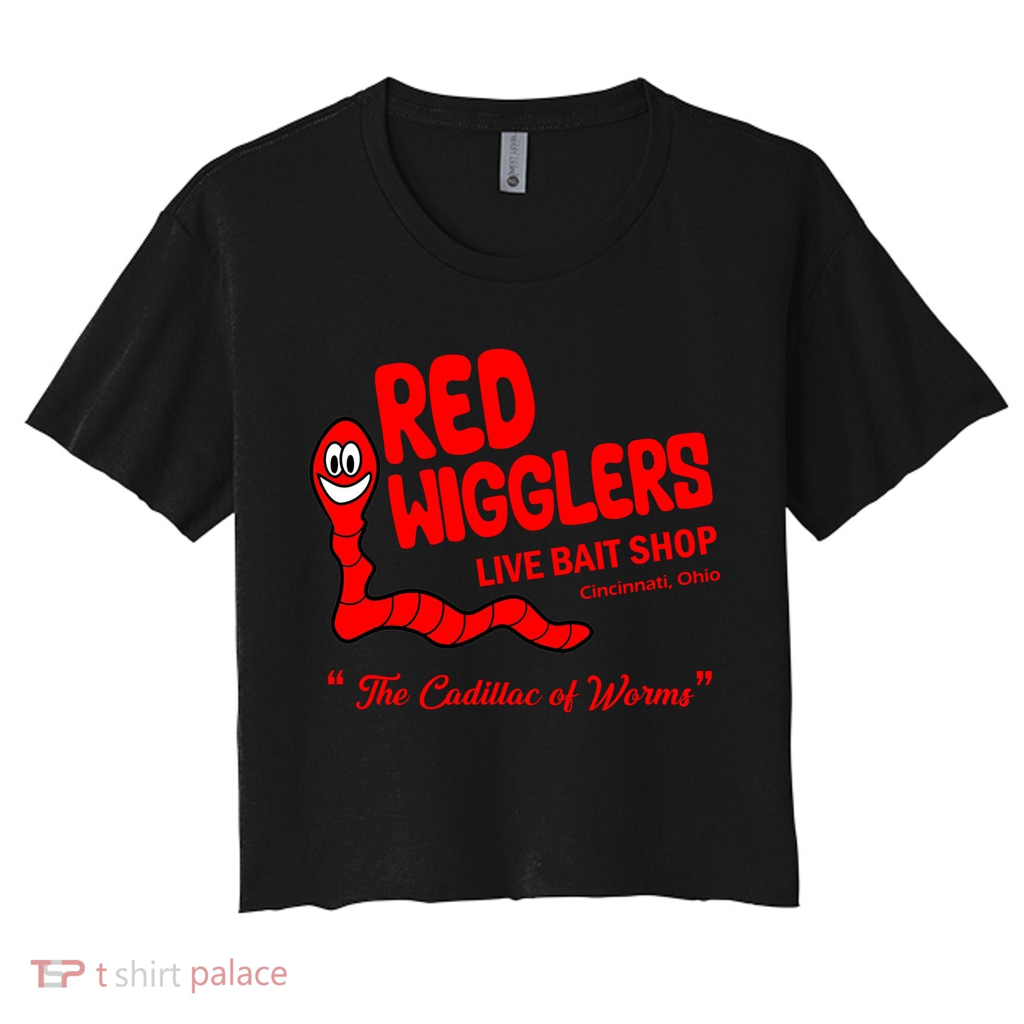 Red Wigglers WKRP In Cincinnati Women's Crop Top Tee