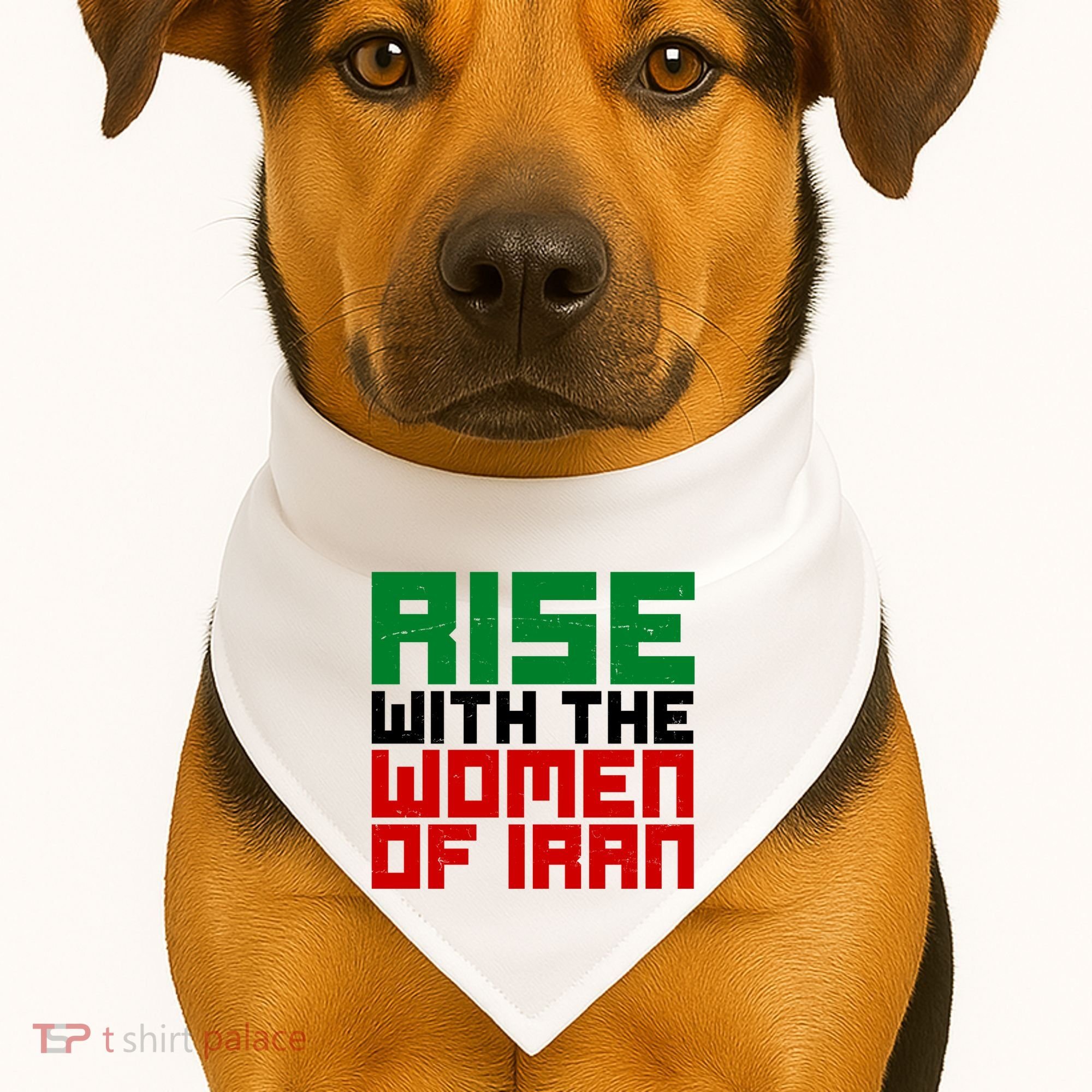 Rise With Women Of Iran USA-Made Doggie Bandana