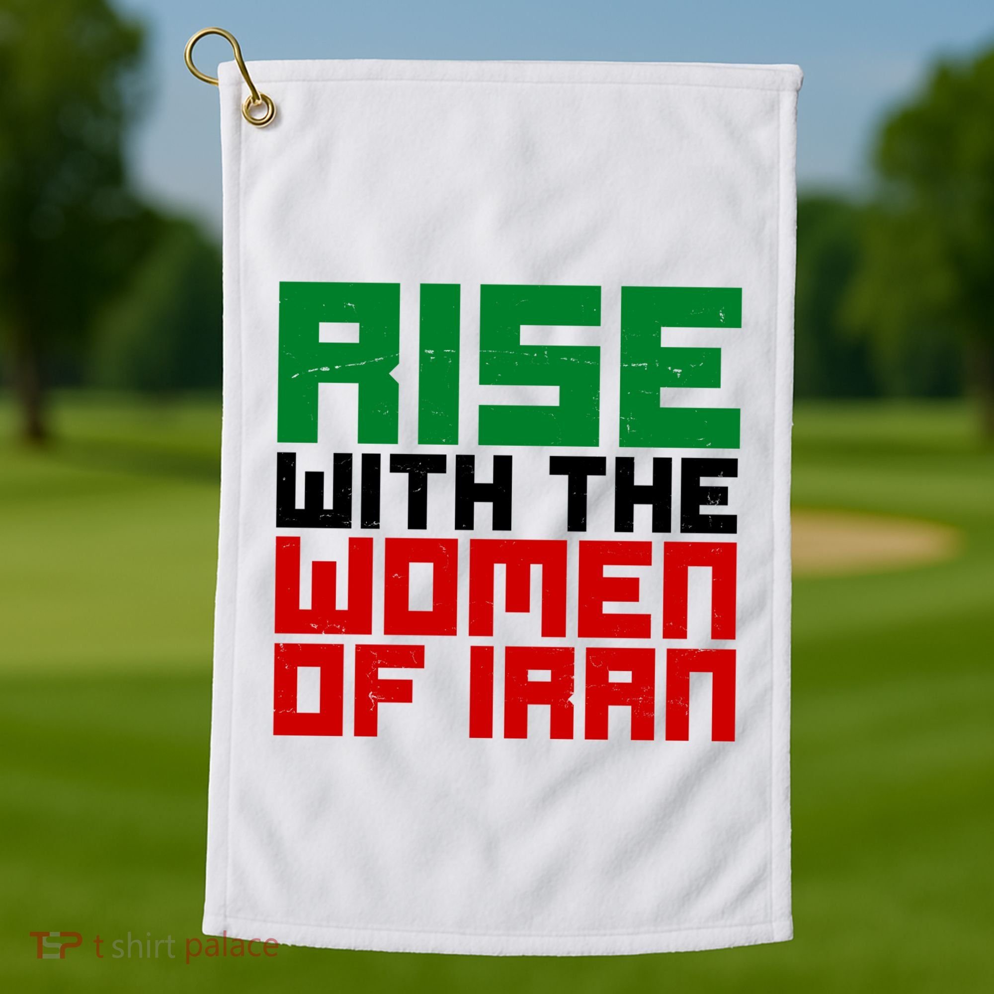 Rise With Women Of Iran Golf Towel
