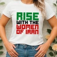 Rise With Women Of Iran Women's T-Shirt thumb 2