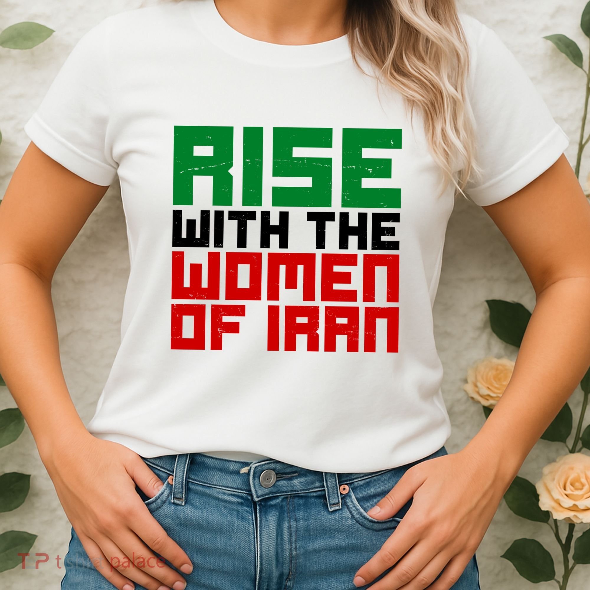 Rise With Women Of Iran Women's T-Shirt