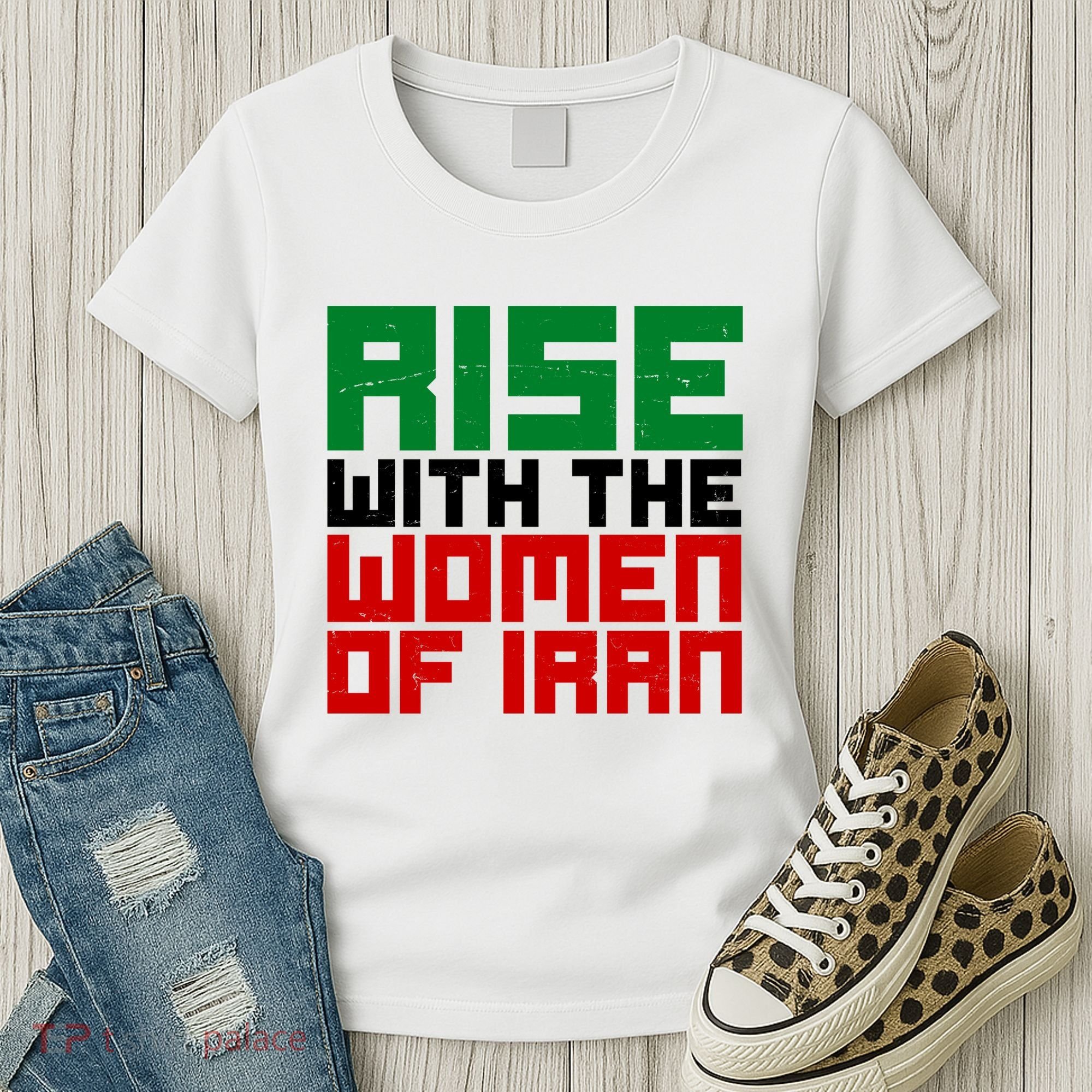 Rise With Women Of Iran Women's T-Shirt
