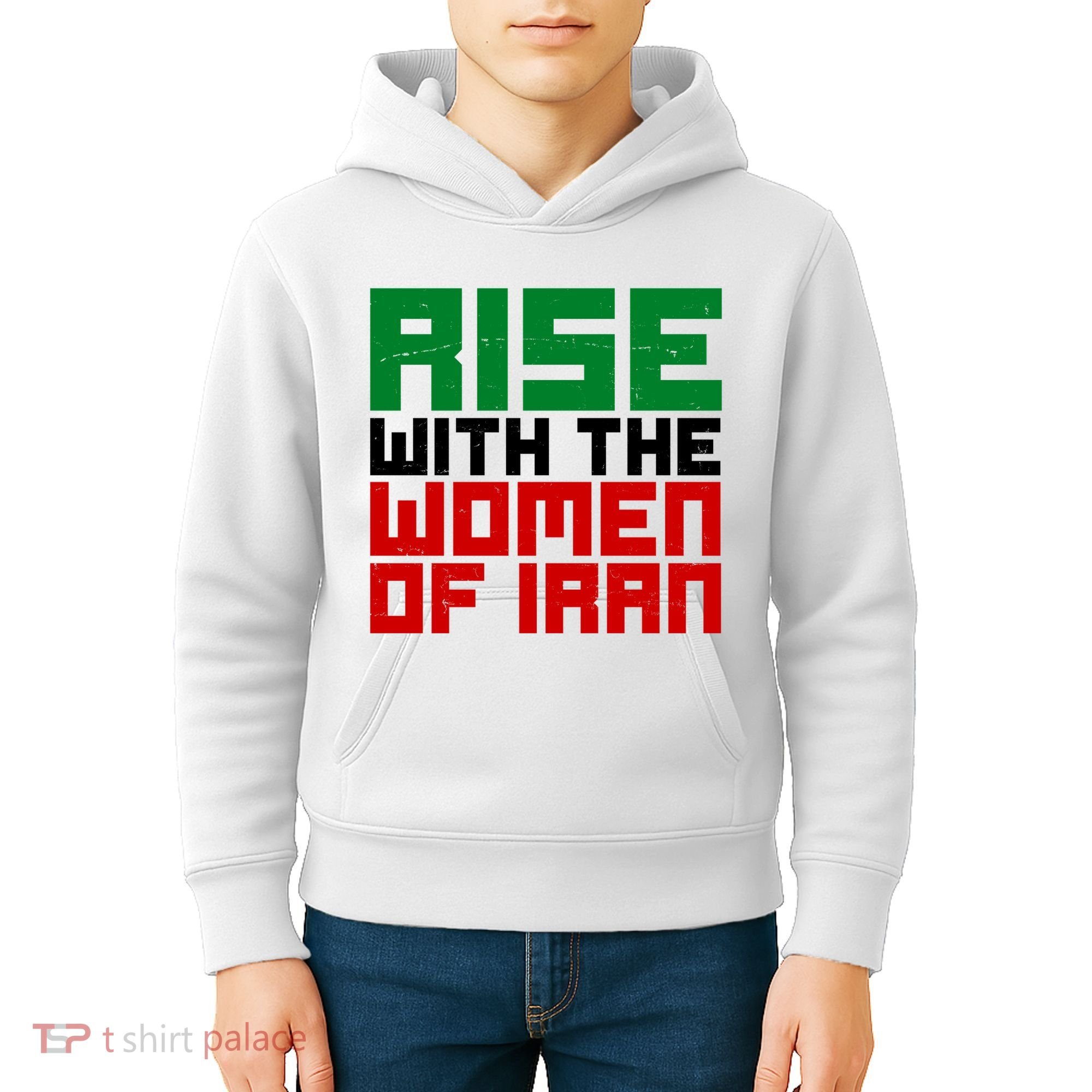 Rise With Women Of Iran Kids Hoodie