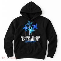 Rainbow We Wear Blue Child Abuse Prevention Month Awareness Hoodie thumb 0