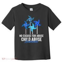 Rainbow We Wear Blue Child Abuse Prevention Month Awareness Toddler T-Shirt thumb 0