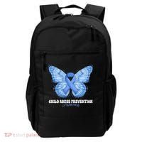 Rainbow We Wear Blue Child Abuse Prevention Month Awareness Backpack thumb 0