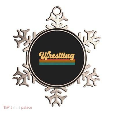 Retro Wrestling Wrestling Ornament