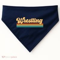Retro Wrestling Wrestling USA-Made Doggie Bandana thumb 0