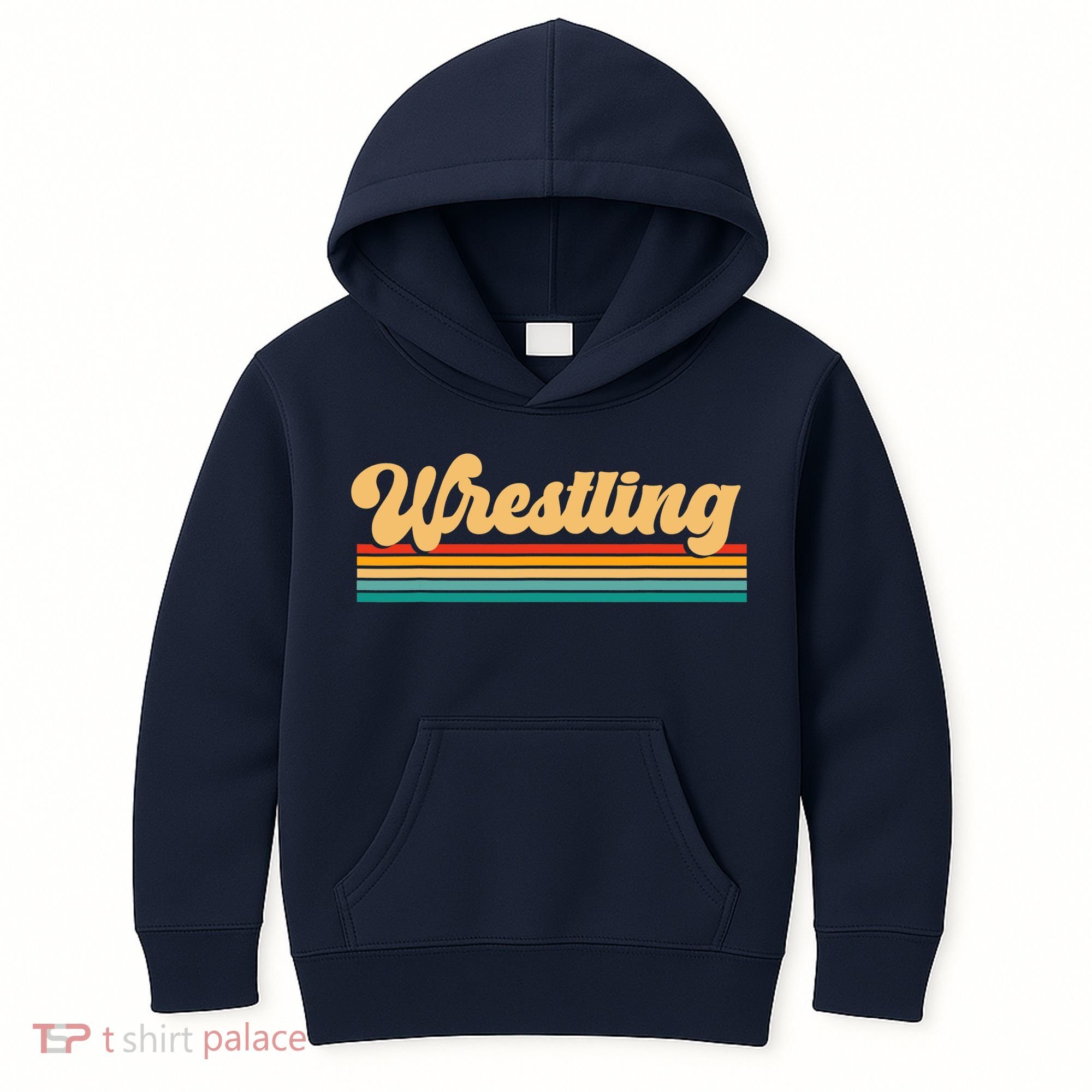Retro Wrestling Wrestling Kids Hoodie