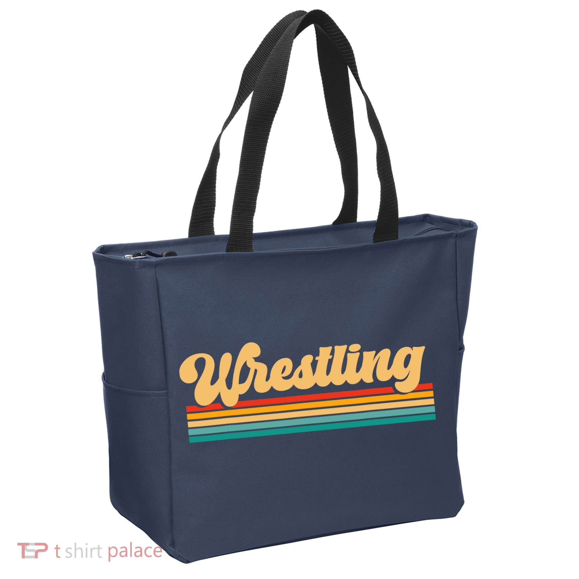 Retro Wrestling Wrestling Tote Bag
