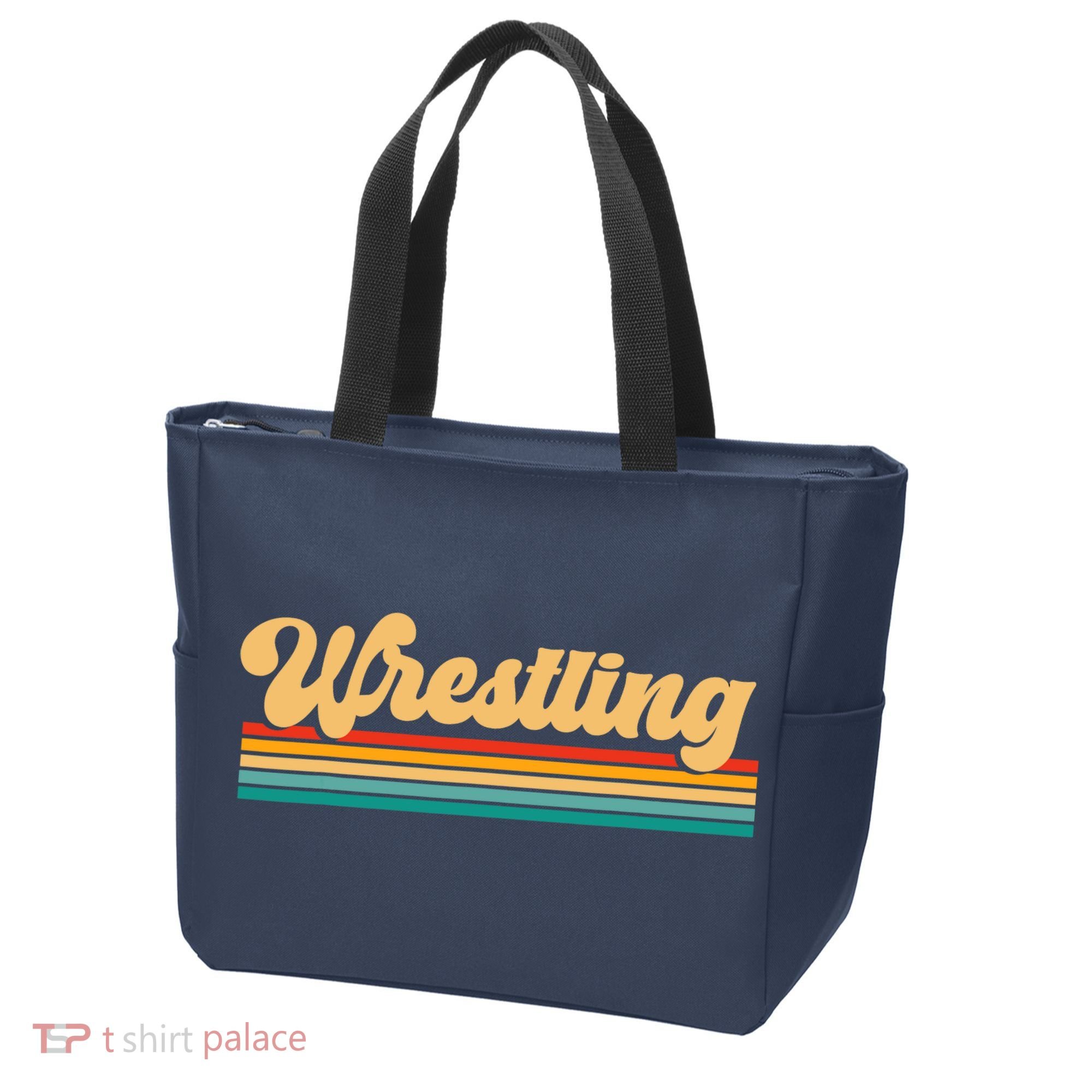 Retro Wrestling Wrestling Tote Bag