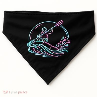 River White Water Rafting Rafter USA-Made Doggie Bandana