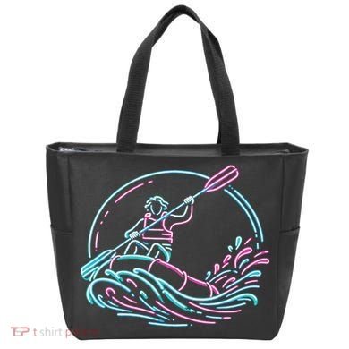 River White Water Rafting Rafter Tote Bag