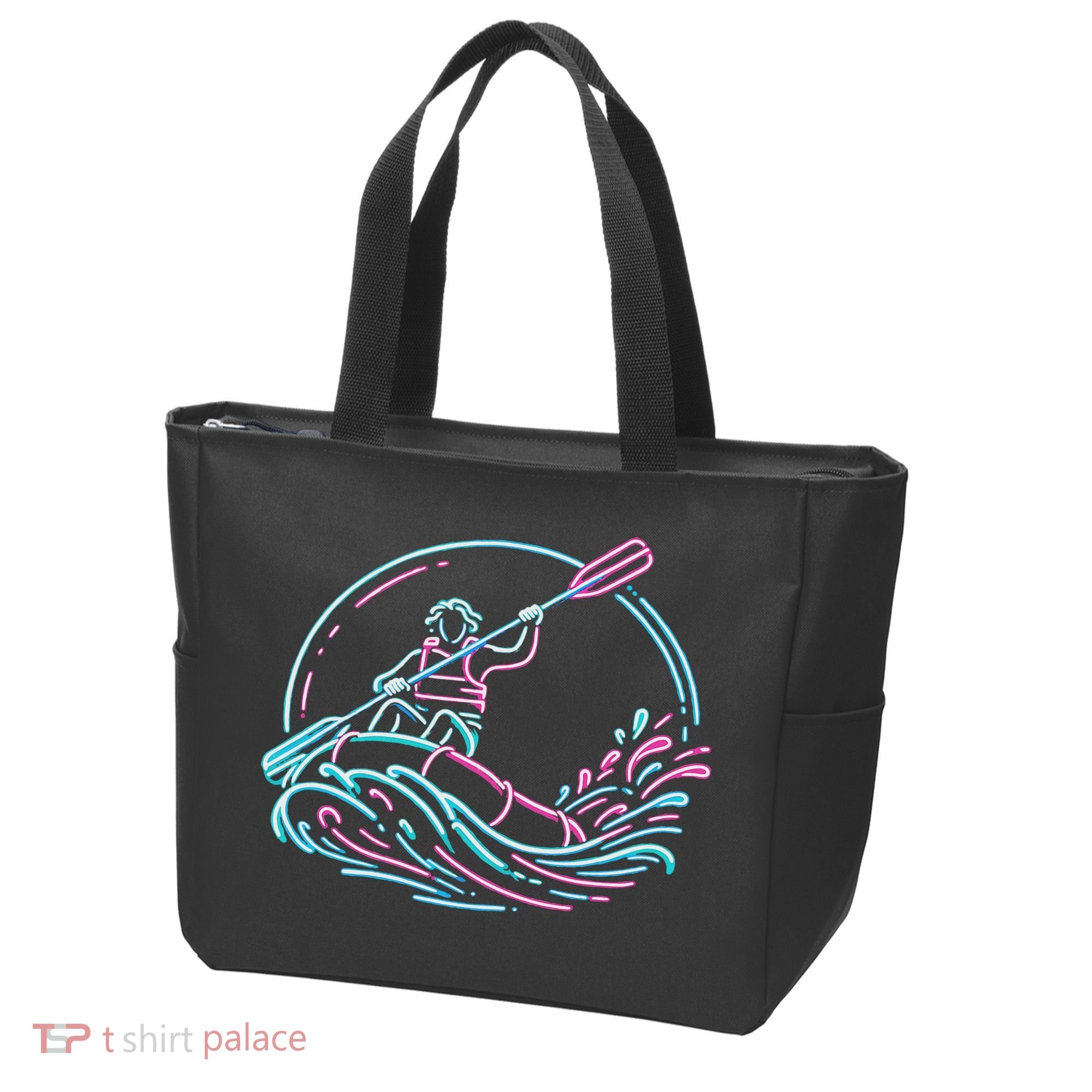 River White Water Rafting Rafter Tote Bag