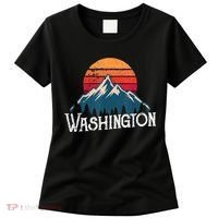 Retro Washington Wn Mountains State Outdoor Women's T-Shirt thumb 0