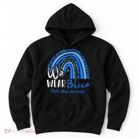 Rainbow We Wear Child Abuse Awareness Hoodie thumb 0