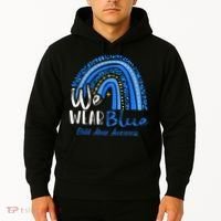 Rainbow We Wear Child Abuse Awareness Hoodie thumb 2