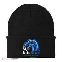 Rainbow We Wear Child Abuse Awareness Beanie thumb 0