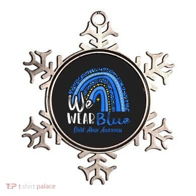 Rainbow We Wear Child Abuse Awareness Ornament