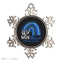 Rainbow We Wear Child Abuse Awareness Ornament thumb 0