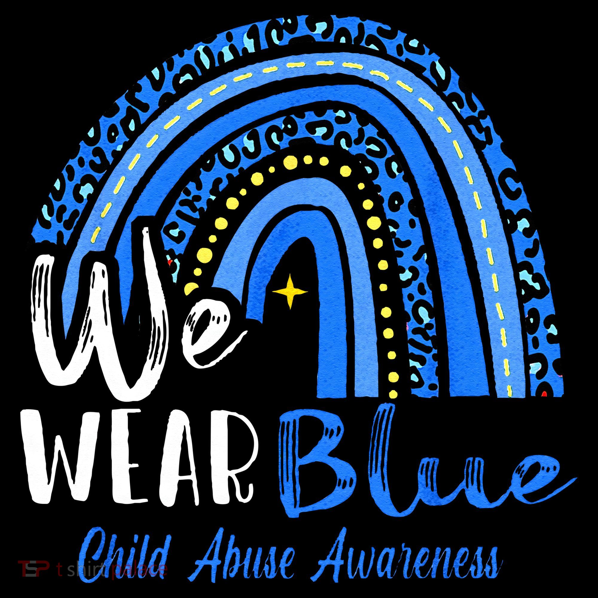 Rainbow We Wear Child Abuse Awareness Ornament
