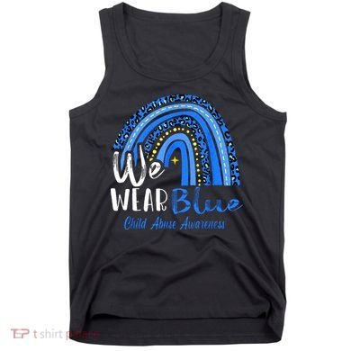 Rainbow We Wear Child Abuse Awareness Tank Top