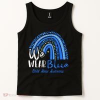 Rainbow We Wear Child Abuse Awareness Tank Top thumb 2