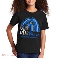 Rainbow We Wear Child Abuse Awareness Kids T-Shirt thumb 2