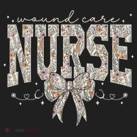 Retro Wildflower Wound Care Nurse Coquette Bow WOCN Nursing Women's Sweatshirt thumb 2