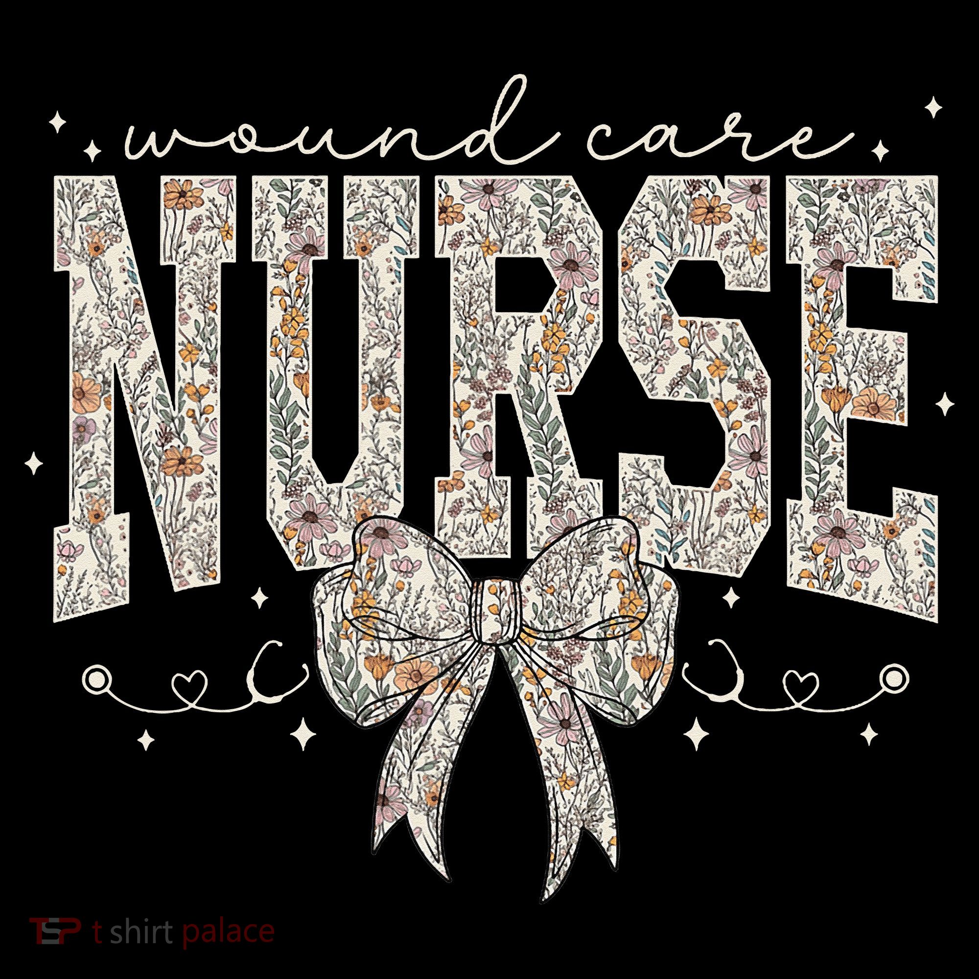 Retro Wildflower Wound Care Nurse Coquette Bow WOCN Nursing Coffee Mug