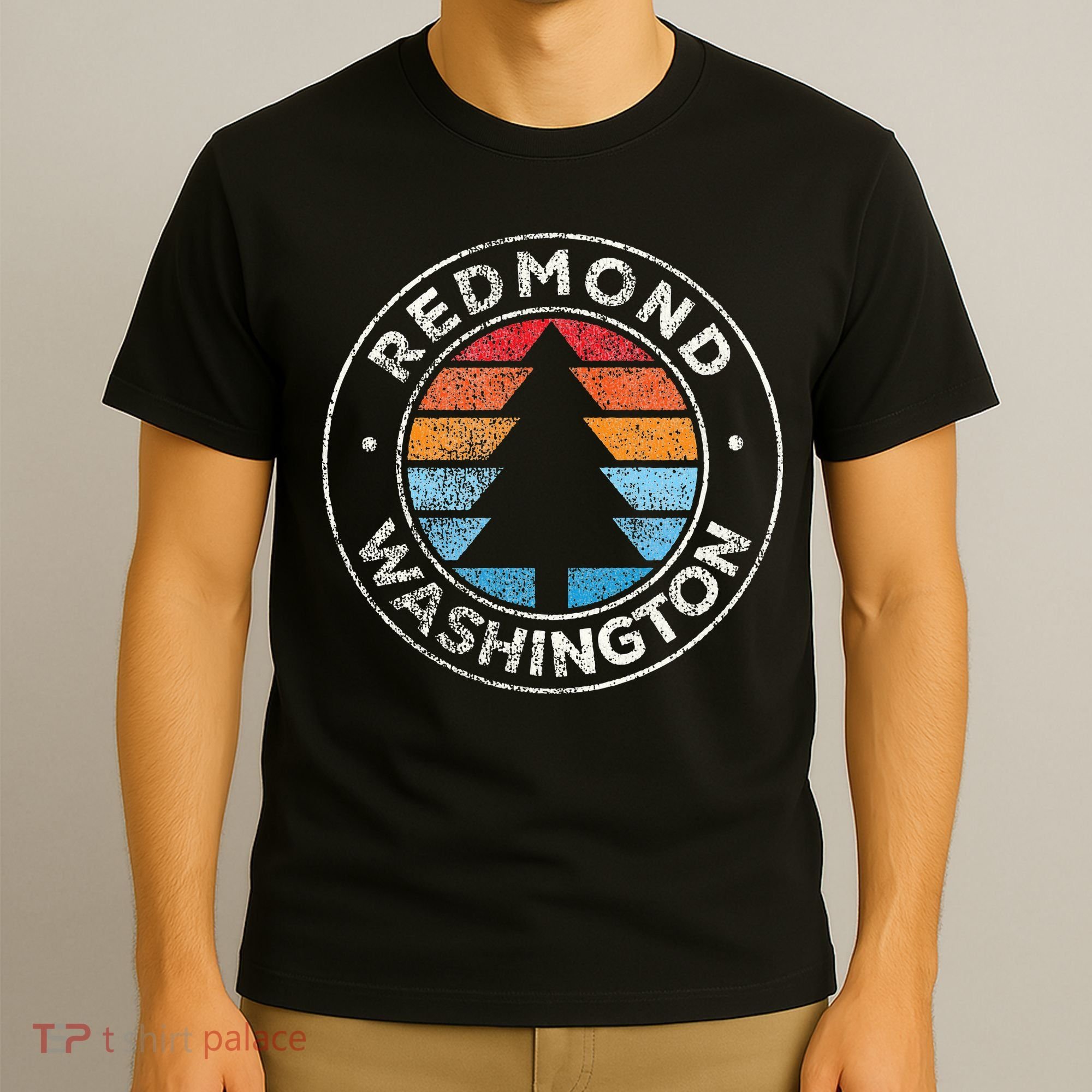 Redmond Washington Wa Vintage Graphic Retro 70s T-Shirt