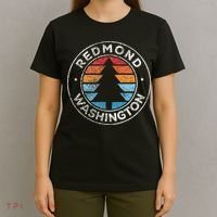 Redmond Washington Wa Vintage Graphic Retro 70s T-Shirt thumb 4