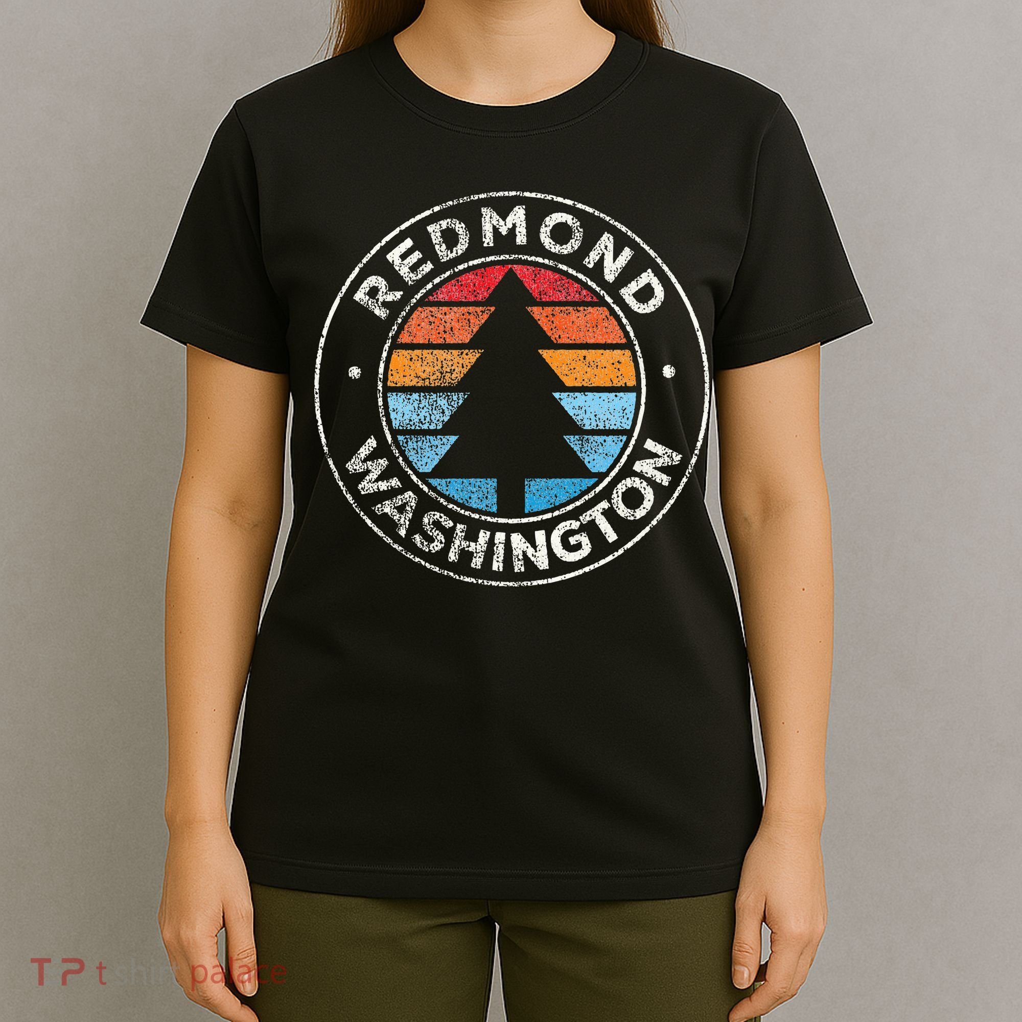Redmond Washington Wa Vintage Graphic Retro 70s T-Shirt