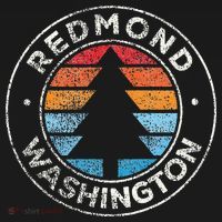 Redmond Washington Wa Vintage Graphic Retro 70s T-Shirt thumb 7