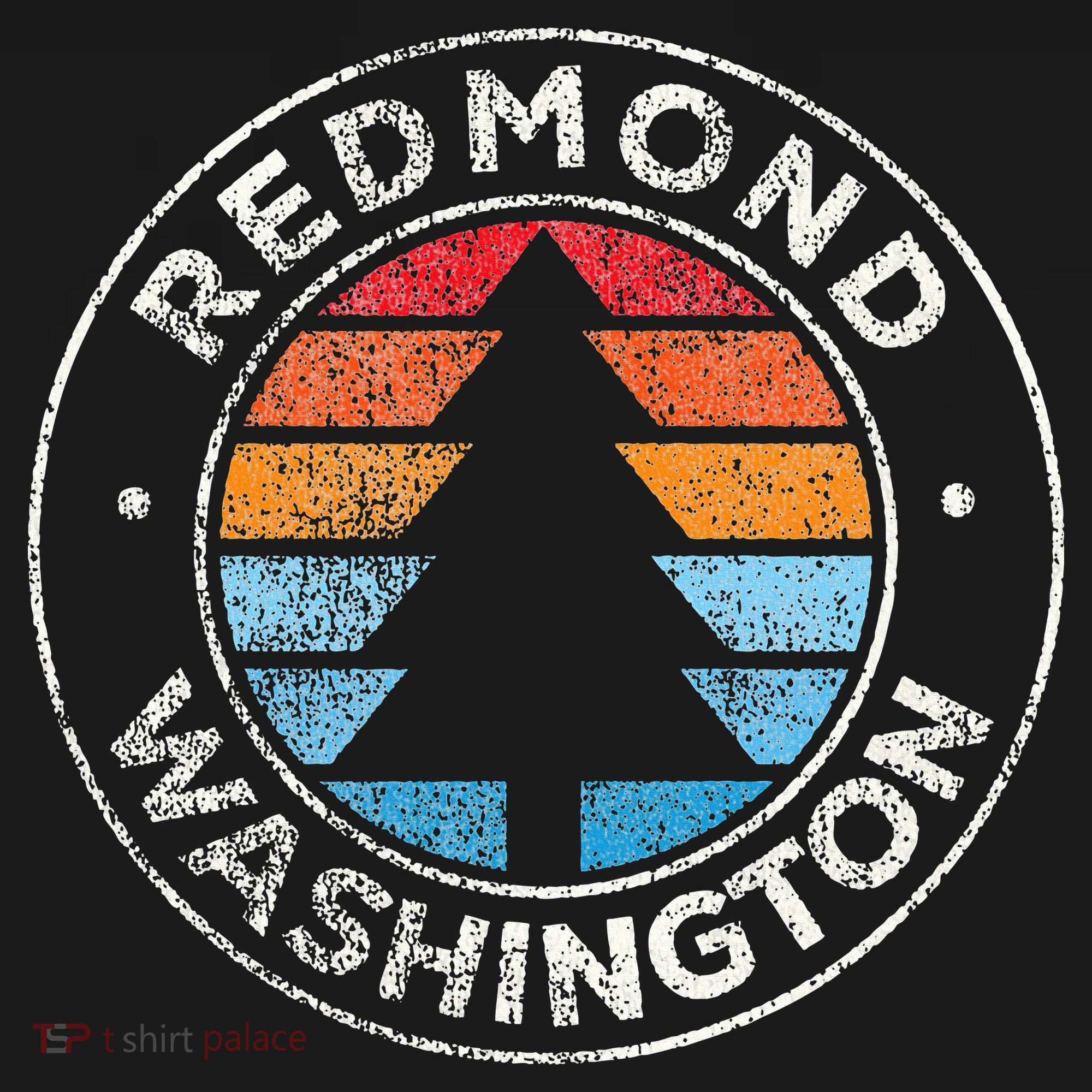 Redmond Washington Wa Vintage Graphic Retro 70s T-Shirt