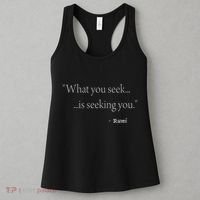 Rumi What You Seek Is Seeking You Women's Tank Top thumb 3