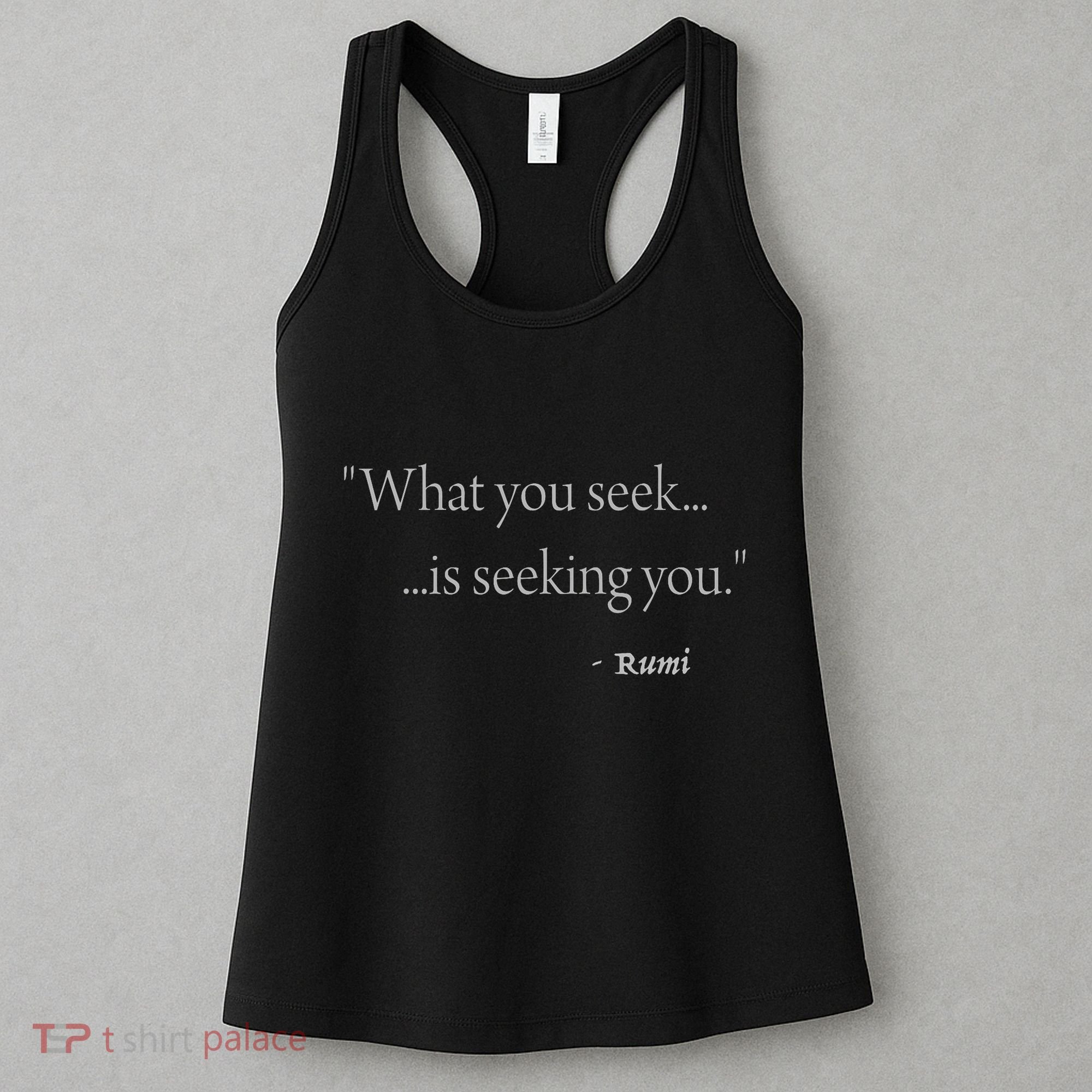 Rumi What You Seek Is Seeking You Women's Tank Top