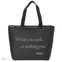 Rumi What You Seek Is Seeking You Tote Bag thumb 0