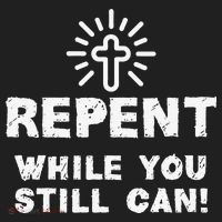 Repent While You Still Can! Christian (White) Women's Sweatshirt thumb 2