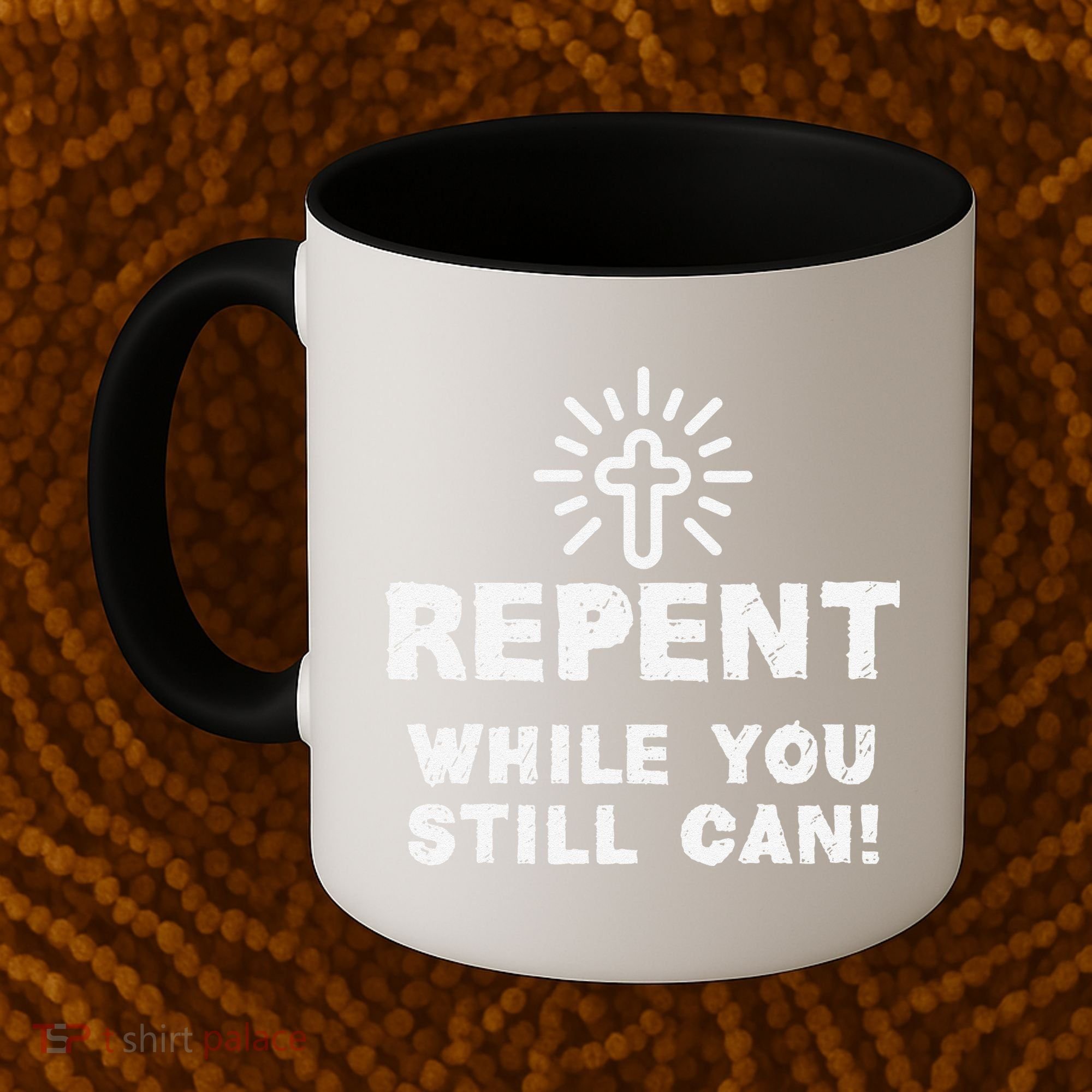 Repent While You Still Can! Christian (White) Coffee Mug